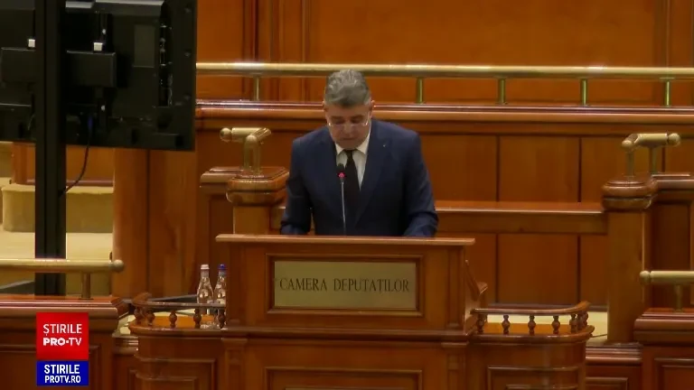 Discursul lui Marcel Ciolacu la învestirea Guvernului. „Votul de protest al românilor nu cred că este din cauza sărăciei”