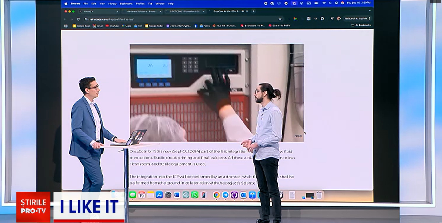 iLikeIT. Ce se întâmplă când două fluide se ciocnesc în micro-gravitație? Explicația vine de la un inginer software român