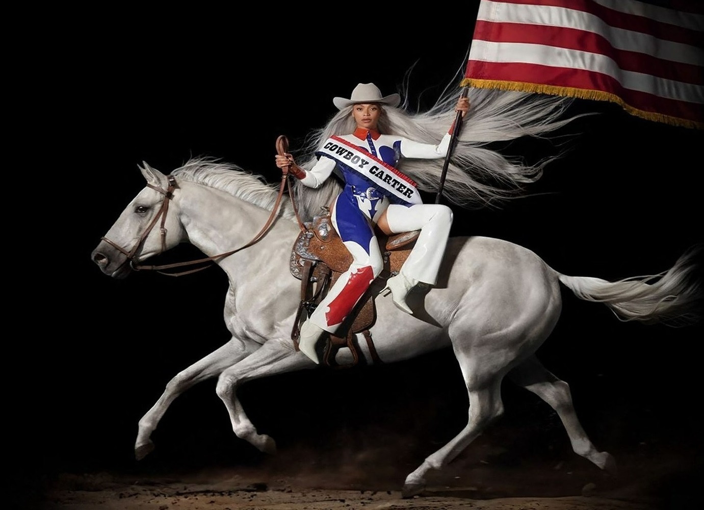 Beyonce a făcut spectacol în orașul său natal. Ținută uluitoare, apariție pe un cal alb și invitați surpriză