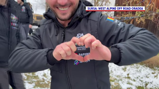 Binefăcătorii cu mașini off-road au vizitat un cătun izolat din Bihor. „E de neimaginat viața de zi cu zi a acestor oameni”