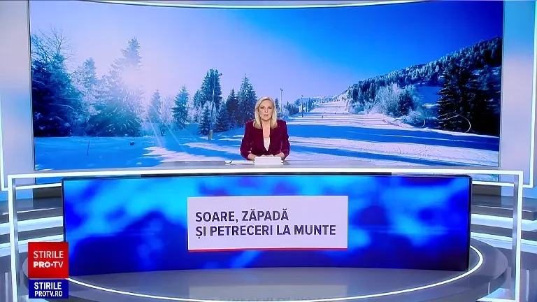 Soare, zăpadă și petreceri la munte. Turiștii, surprinși de o vreme de vis în ultima zi din an