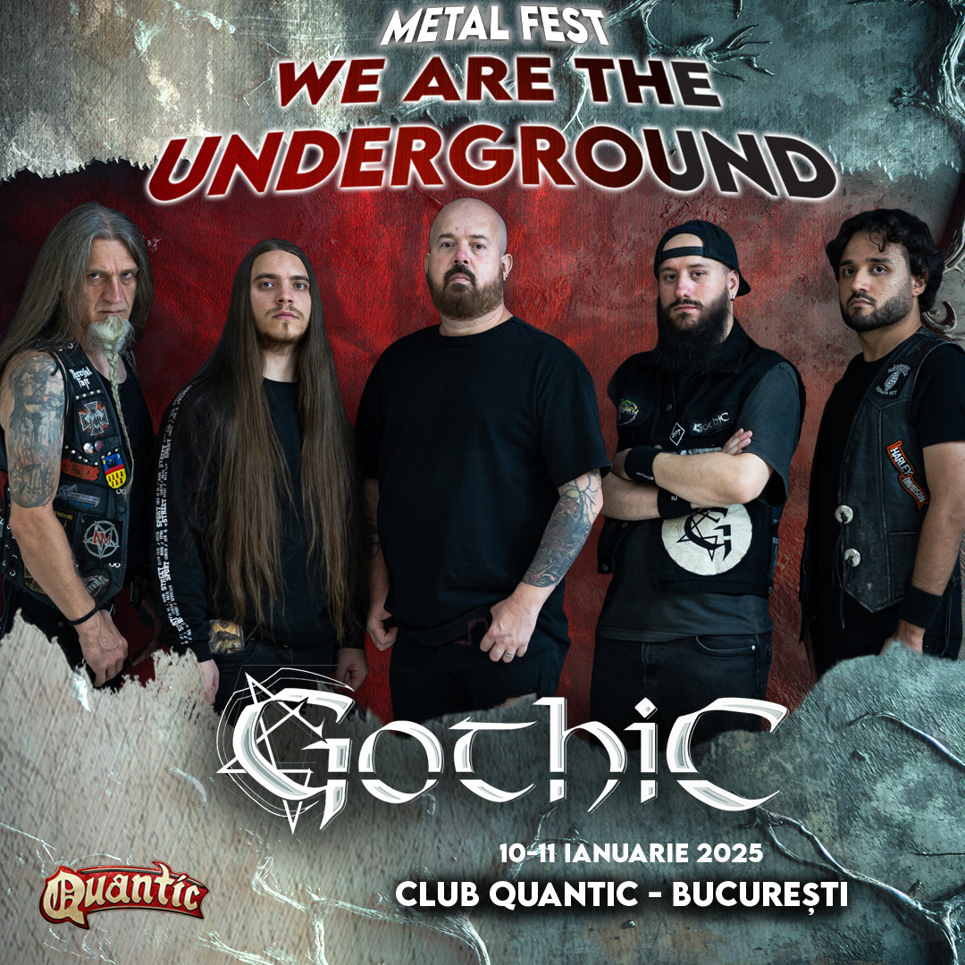 ”We are the underground”. Eveniment unic pentru scena rock autohtonă. Festival la București: God, Gothic, Taine, LOST, Cronos