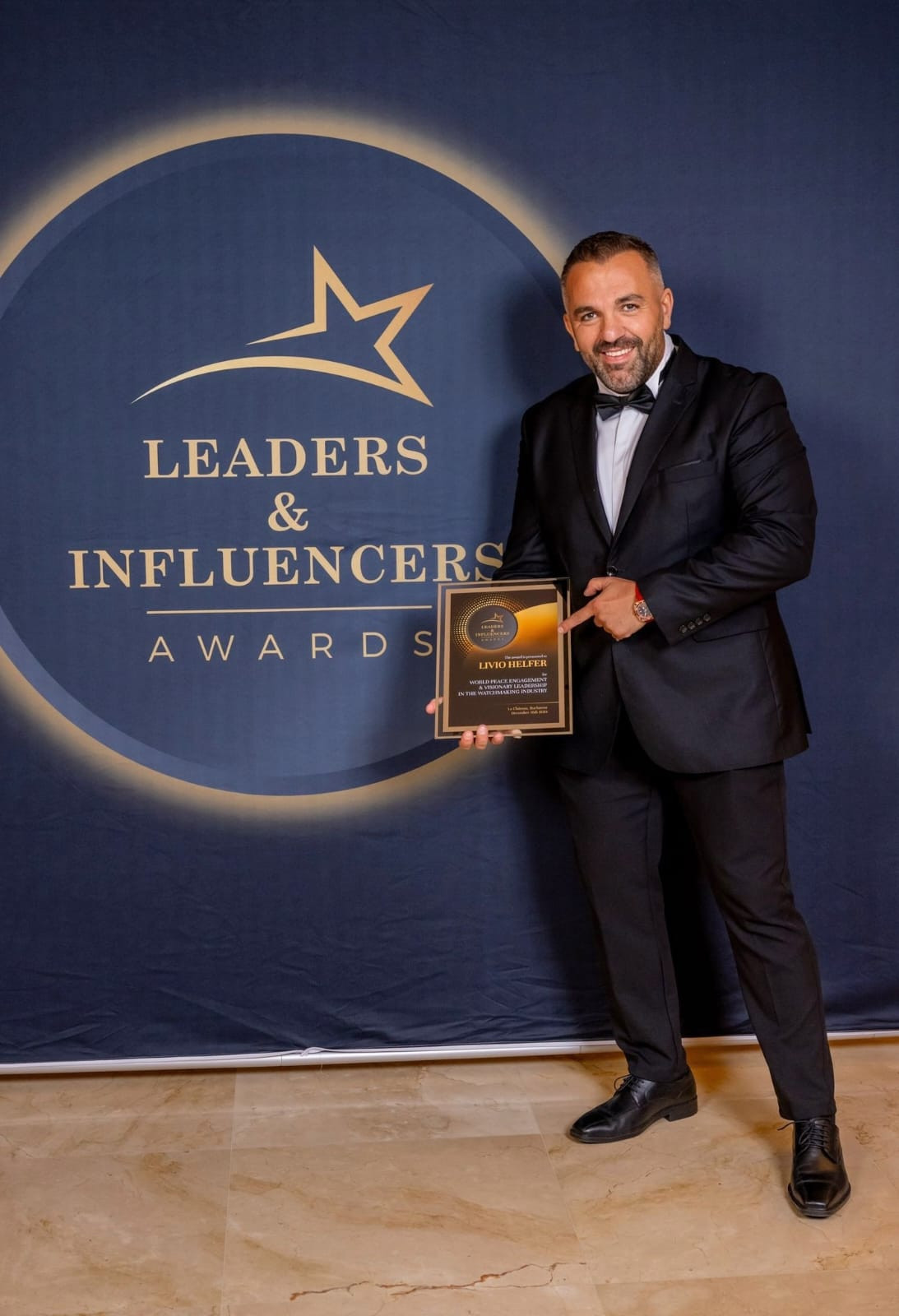 (P) Livio Helfer, premiat la Gala Leaders & Influencers Awards