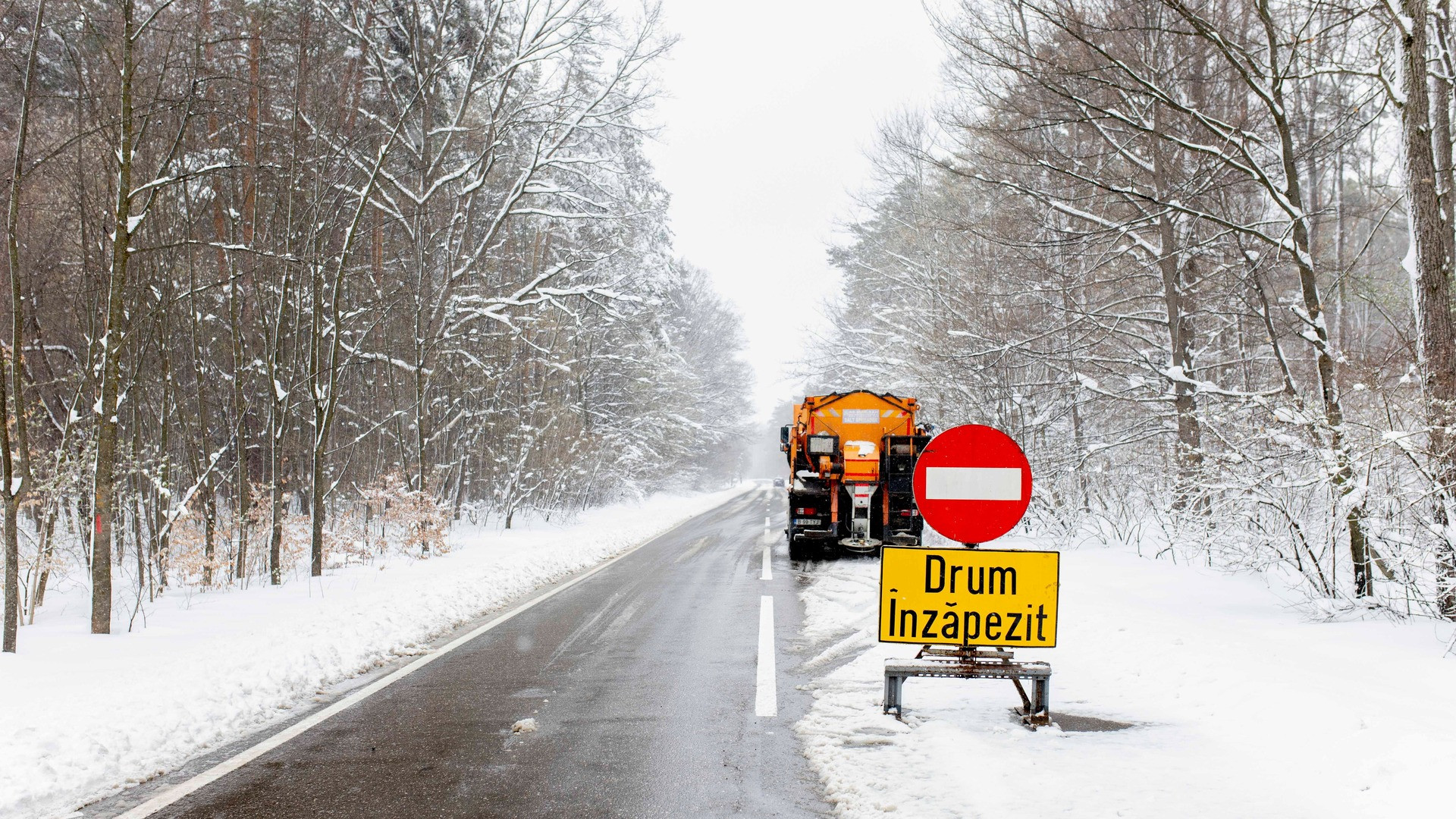 Ninsori abundente şi viscol în mai multe zone din ţară. Vântul a bătut cu peste 90 de km/h în unele regiuni