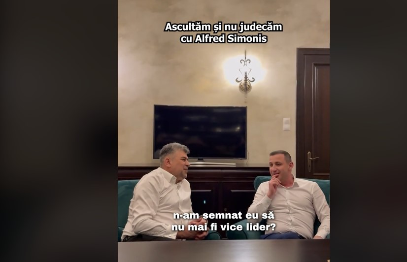Marcel Ciolacu, despre clipul de pe TikTok cu Alfred Simonis, în care se vorbește despre voturile date AUR: ”A fost o glumă”