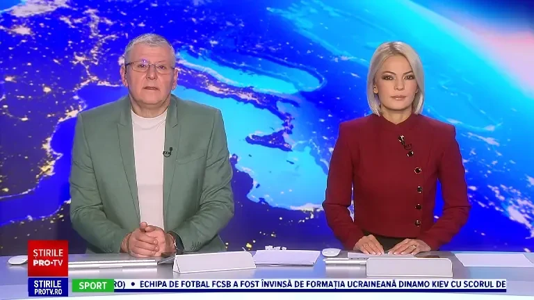 Haloul lunar s-a văzut mai ales în sudul România. Fenomenul este produs de vremea geroasă