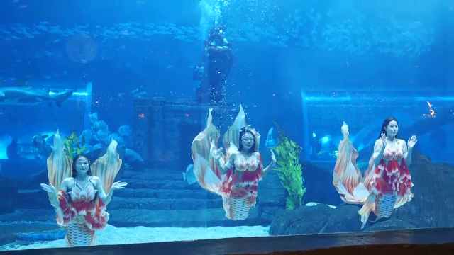 Sirenele în piele de șarpe, vedetele festivității dintr-un oraș. Chinezii intră în Anul Șarpelui de Lemn