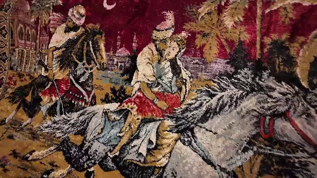 Cât a ajuns să coste celebra carpetă „Răpirea din serai”. Prețurile neverosimile cerute pe site-urile de mică publicitate