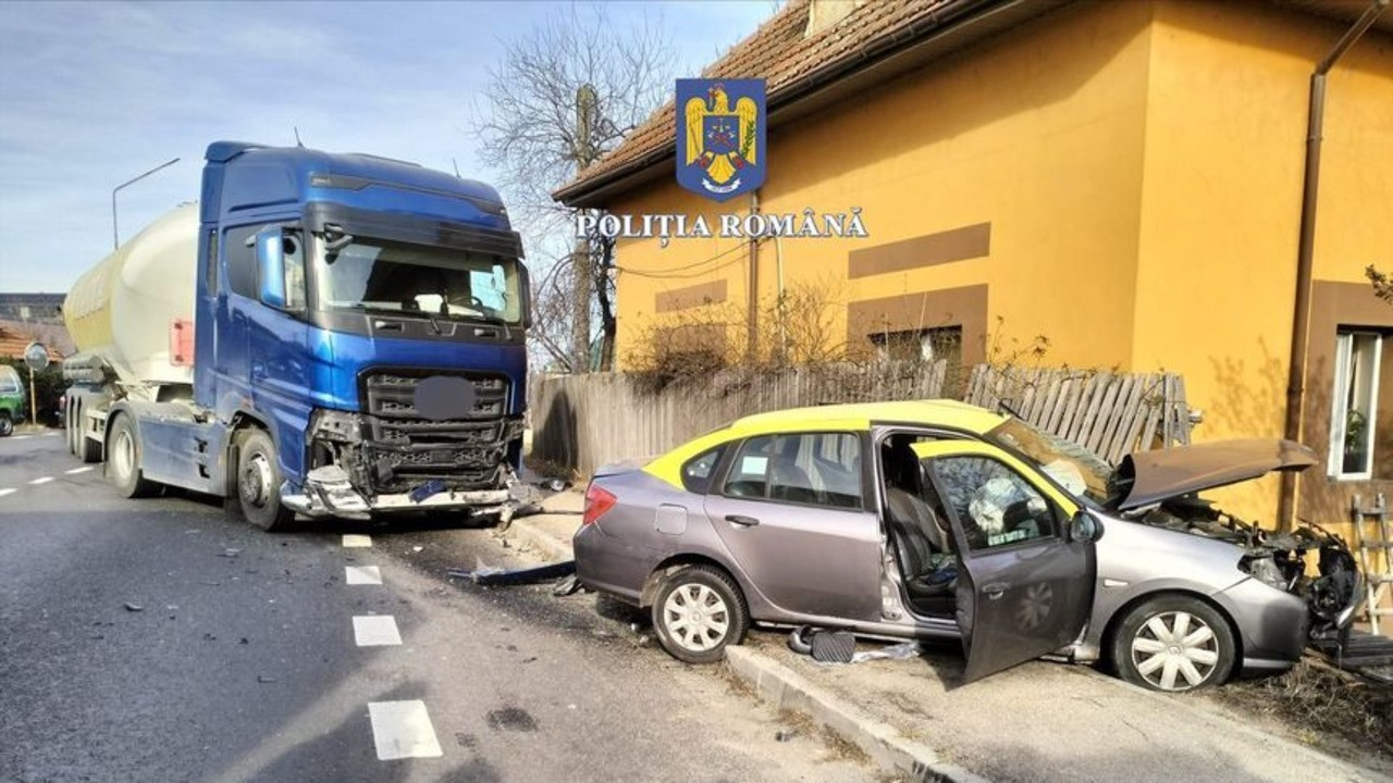 accident dn7, valea oltului, batran 87 de ani