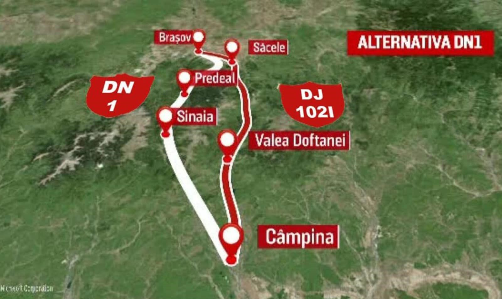 Alternativă la DN1: Va fi reabilitat drumul dintre Valea Doftanei și Brădet