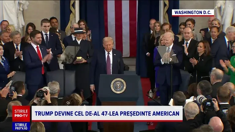 Donald Trump a depus jurământul de învestire