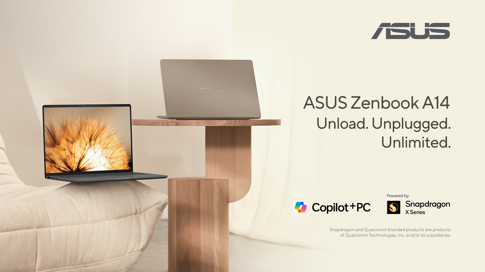 (P) ASUS Zenbook A14 (UX3407): descoperă cel mai ușor Copilot+ PC din lume