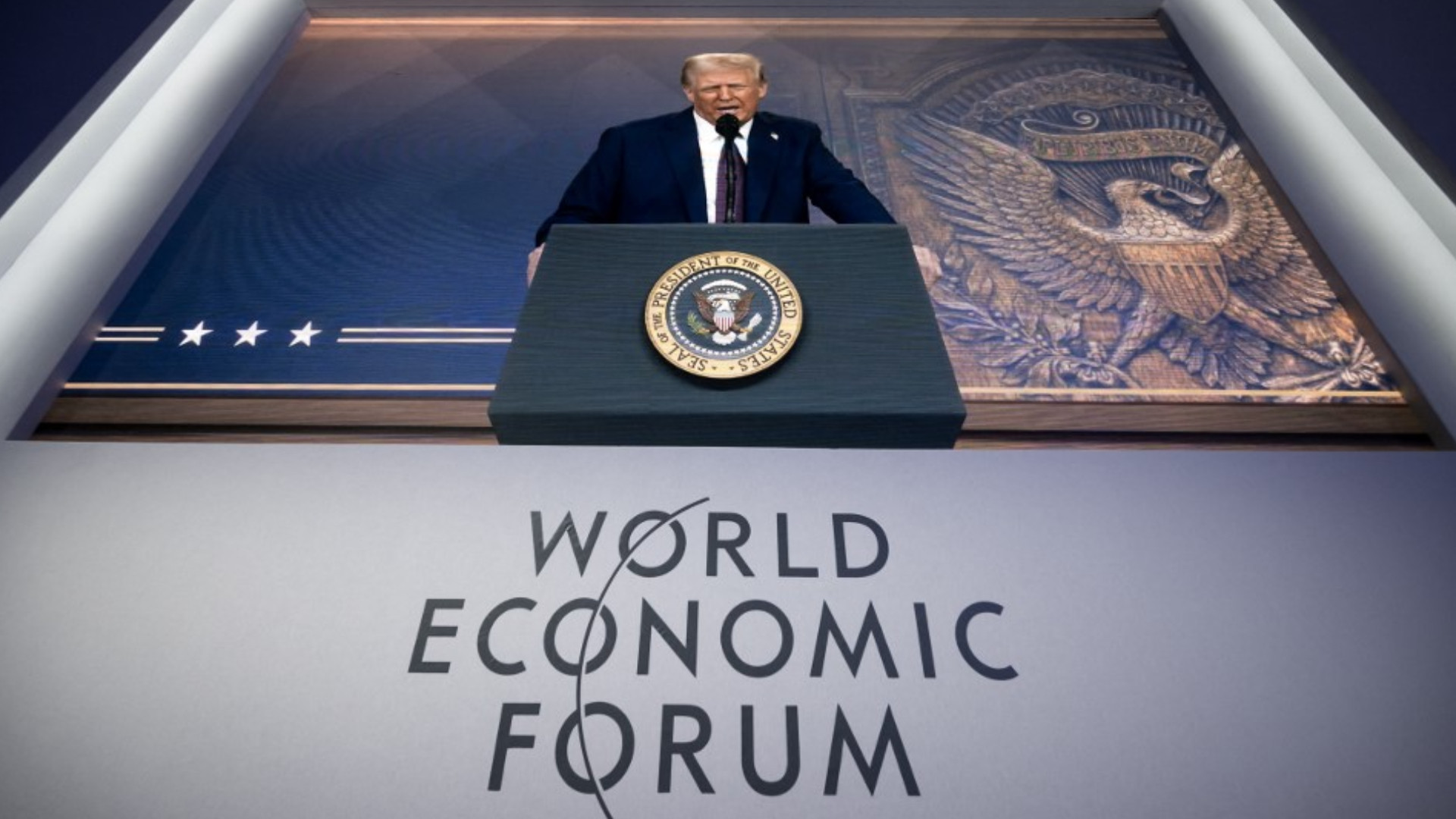 Trump, declarație de război comercial la Davos, pentru a „restaura măreția Americii pe socoteala restului lumii”