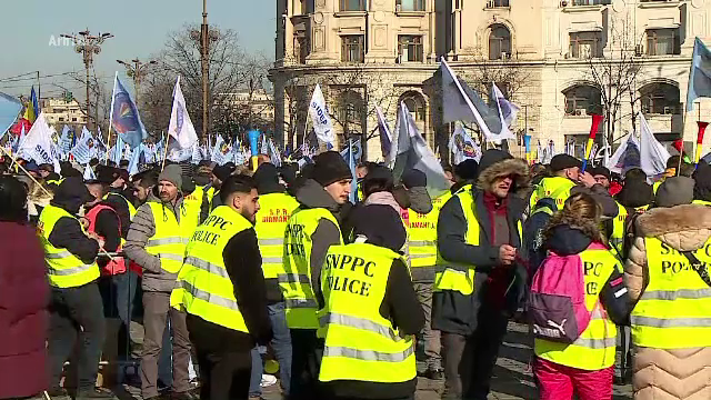 Sindicaliștii din poliție și armată, nemulțumiți după negocierile de la Guvern: „Avem deja un calendar pentru proteste”
