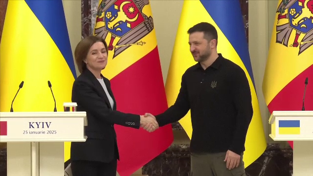 Zelenski îi întinde mâna Maiei Sandu, ca să rezolve criza: „Se poate spune că Rusia ține ostatică toată Transnistria”