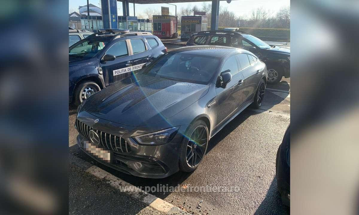 Un sirian aflat la volanul unui Mercedes de 83.000 €, oprit pe A1 și lăsat fără mașină după ce polițiștii au făcut verificări
