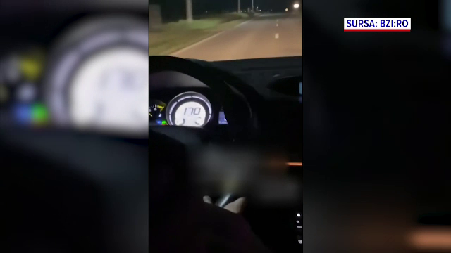 Un tânăr de 20 de ani s-a filmat în timp ce conducea periculos cu 170 km/oră. „Mergi pe stradă și vine căpitanul ăsta”