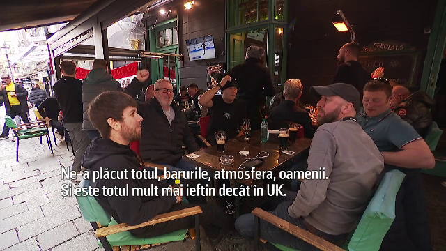 Fanii lui Manchester United, îndrăgostiți de București și de Arena Națională. „Atmosfera este incredibilă. Uau, ce stadion!”