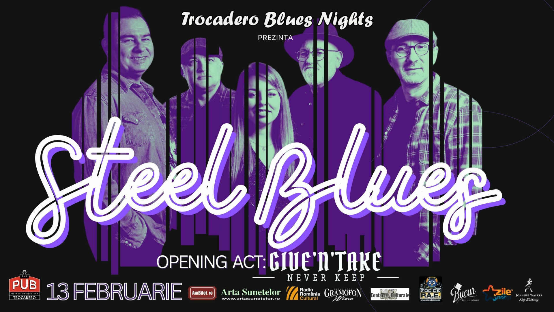 Formația Steel Blues din Deva susține concert la Trocadero Blues Nights în București
