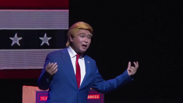 Donald Trump, parodiat pe scena unui teatru din Hong Kong în plin război comercial între Washington și Beijing