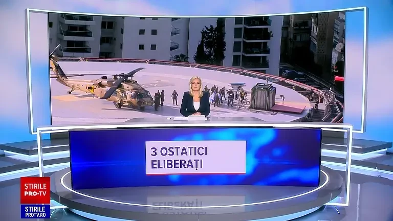 Spectacolul cinic pus în scenă de Hamas la eliberarea a trei ostatici. Netanyahu: „Nu vom trece cu vederea scenele șocante”