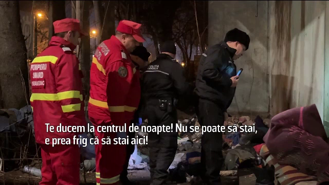 Oameni ai străzii din Botoșani, salvați de autorități și cazați în centre de noapte. Temperaturile ajung și la -10 grade