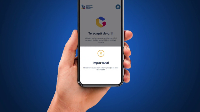 Platforma de plată a taxelor și impozitelor, Ghișeul.ro, nu a funcționat câteva ore: ”Serviciul nu este disponibil”