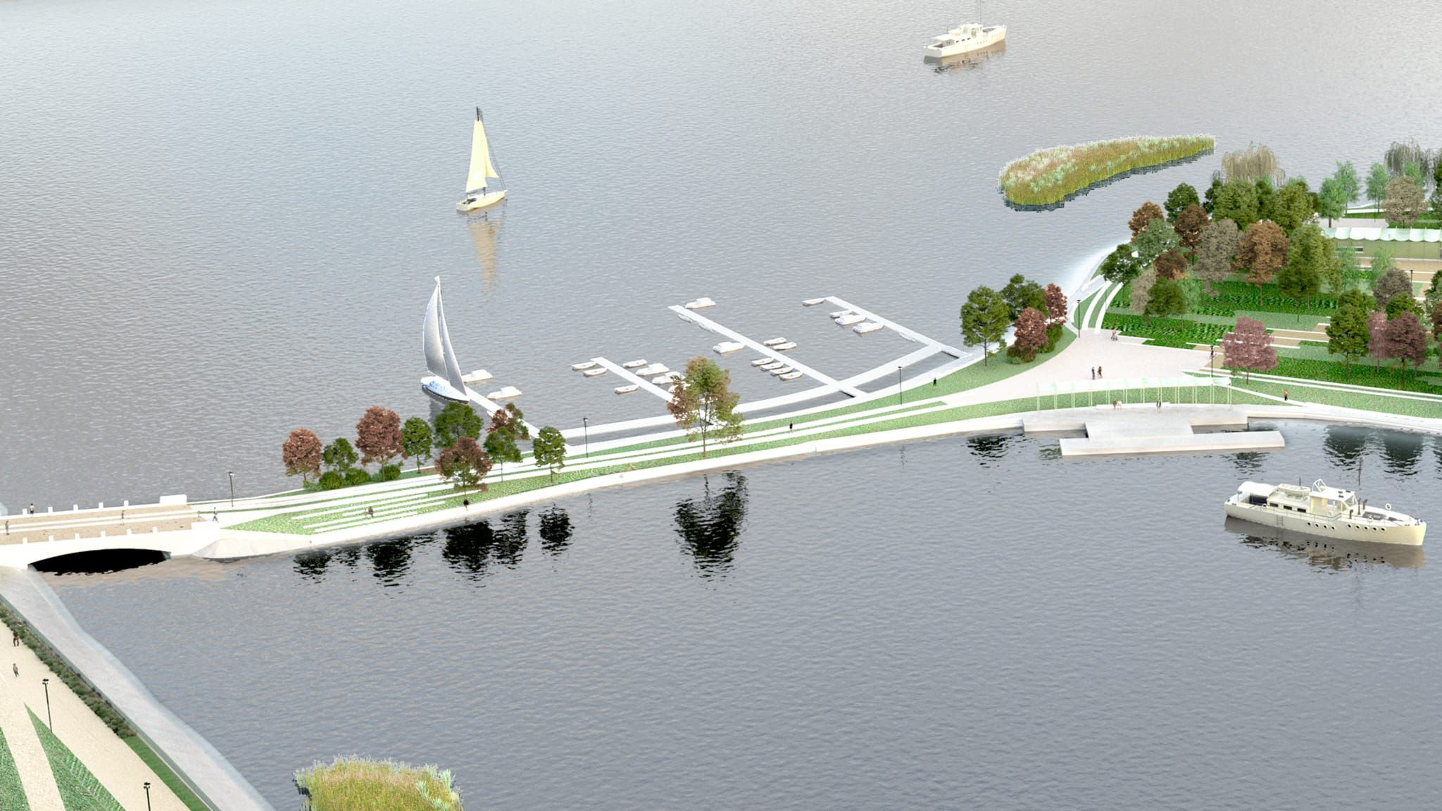 Insula Lacul Morii va fi amenajată. Lucrările vor dura 15 luni și vor costa peste 49 de milioane de lei. Cum va arăta | FOTO