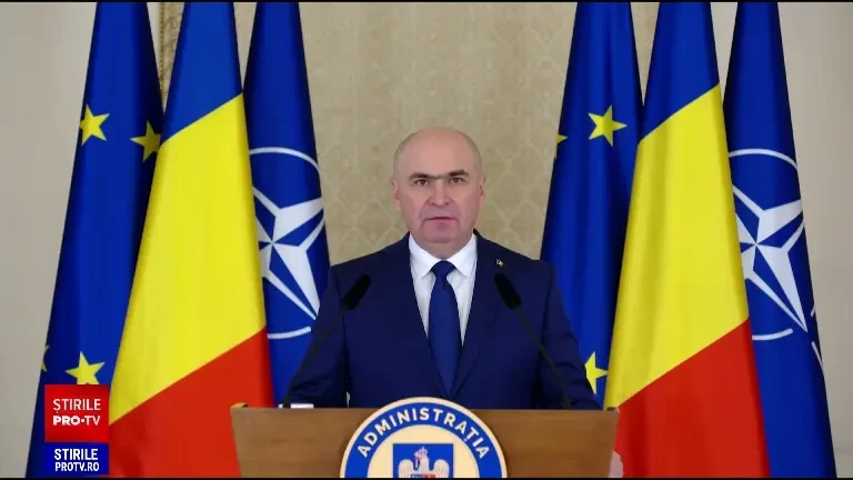 Primul mesaj al președintelui interimar al României, Ilie Bolojan: ”Riscul de a ne confrunta cu o criză majoră este real”