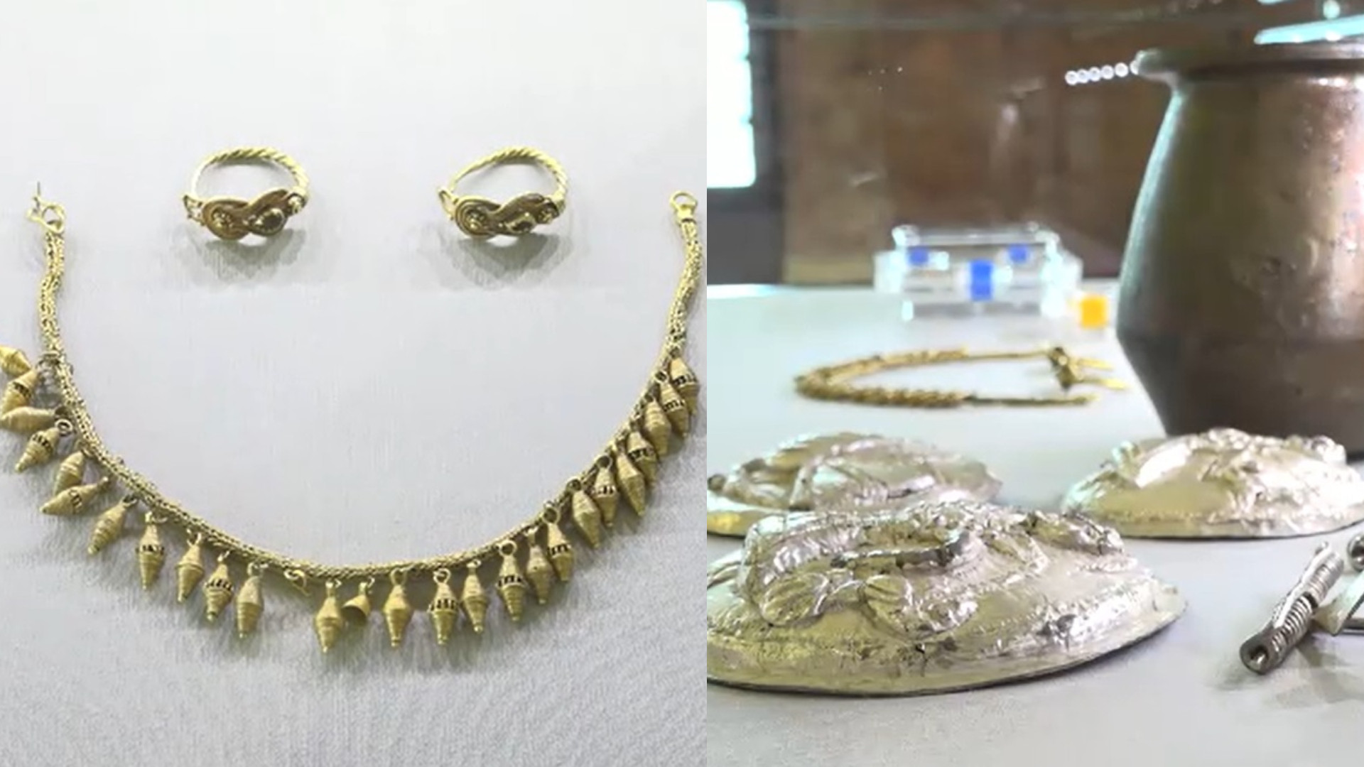 Zece piese din tezaurul dacic expuse la Muzeul Drents au fost aduse în România. Artefactele neatinse de hoții din Assen