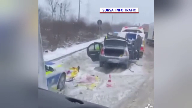 Accident cu doi morți la Glina. Fostul premier Tăriceanu, printre șoferii implicați în zecile de tamponări din București