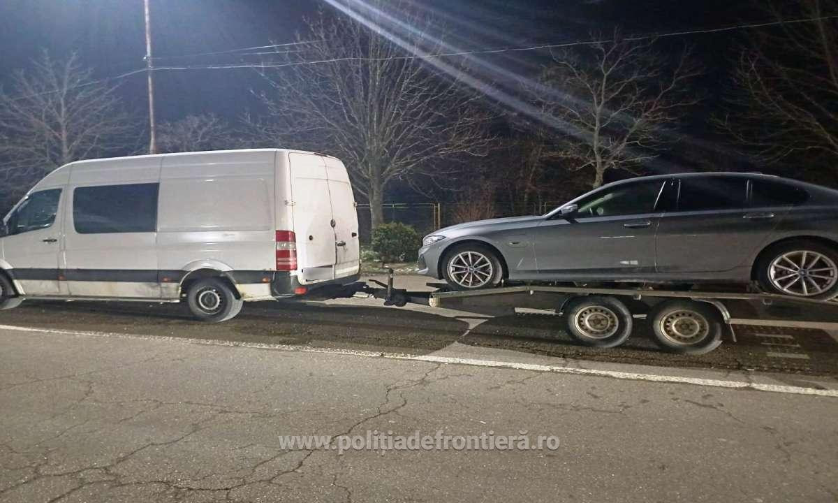 Un bărbat s-a prezentat la Albița cu un autoturism pe o platformă, dar la control a rămas fără el. Descoperirea polițiștilor