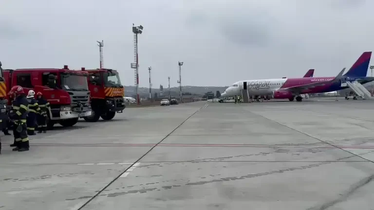 Un avion care avea defecțiuni la fuzelaj a aterizat de urgență la Cluj. A fost activat Planul Roșu