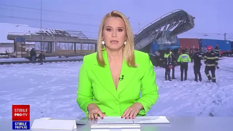 ANIMAȚIE GRAFICĂ. Cum s-a produs accidentul dintre cele două marfare, în Olt. Şeful unuia dintre trenuri a murit