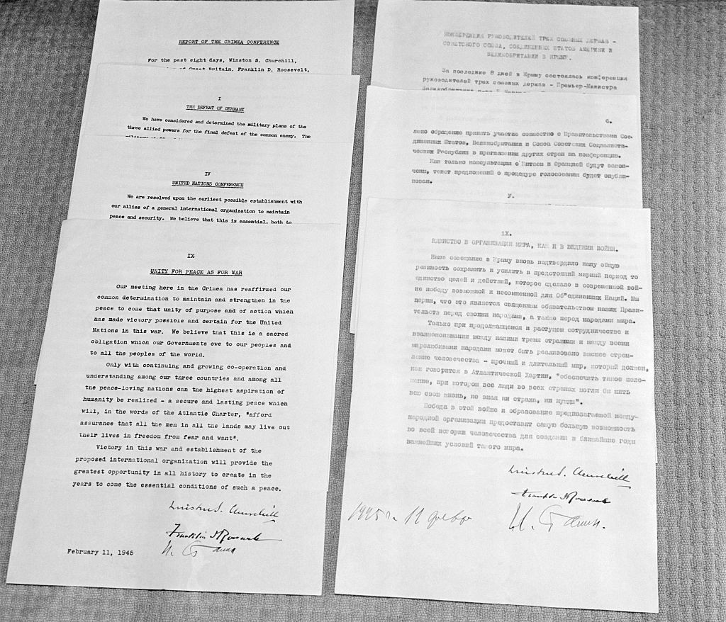 Conferința de la Ialta și împărțirea puterii între „cei trei mari”. Cum a fost redesenată harta lumii pe un petec de hârtie