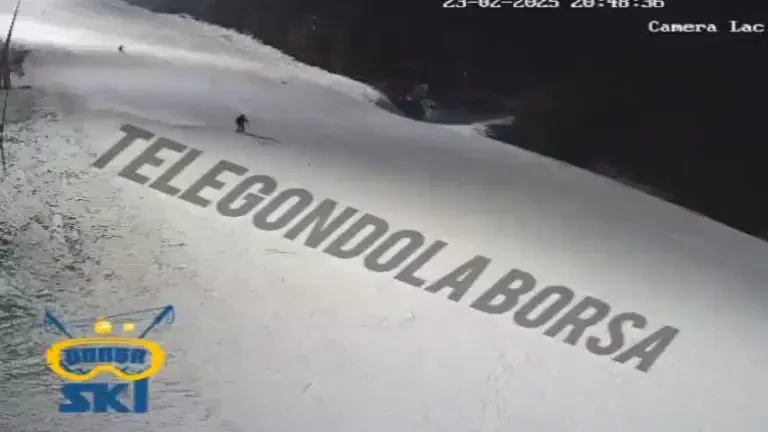 Accidentul tragic de pe pârtia din Borșa a fost filmat. Momentul în care cei doi schiori se ciocnesc, iar unul moare