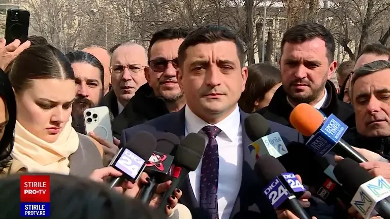 George Simion şi parlamentarii AUR au mers la Parchet pentru „a cere explicaţii”, după ce Călin Georgescu a fost „săltat”