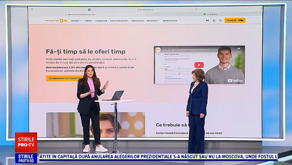 Cum îi ajută AI pe oameni să completeze formularul pentru redirecționarea a 3,5% din impozitul pe venit la ”Dăruiește Viață”