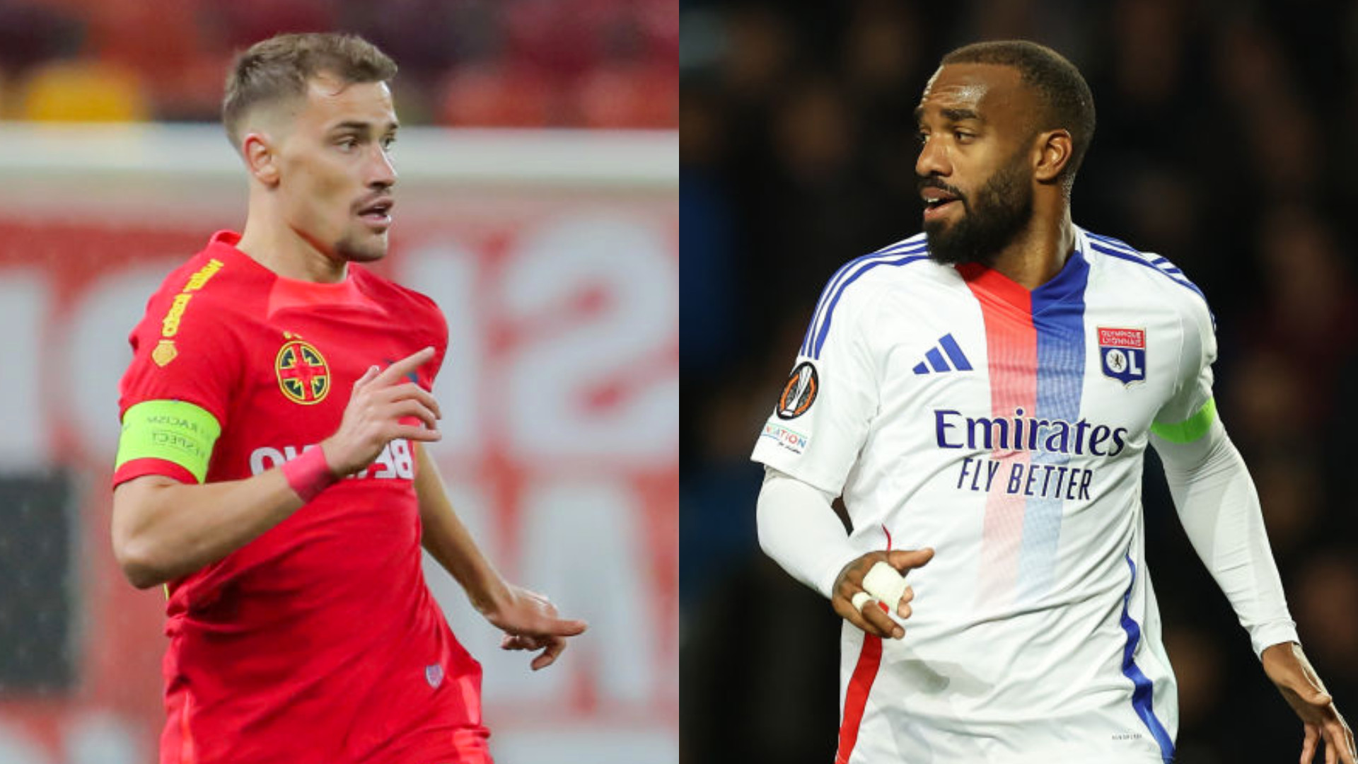 FCSB, învinsă de Lyon, la București, în manșa tur a optimilor Europa League. Fofana a făcut diferența pe Arena Națională