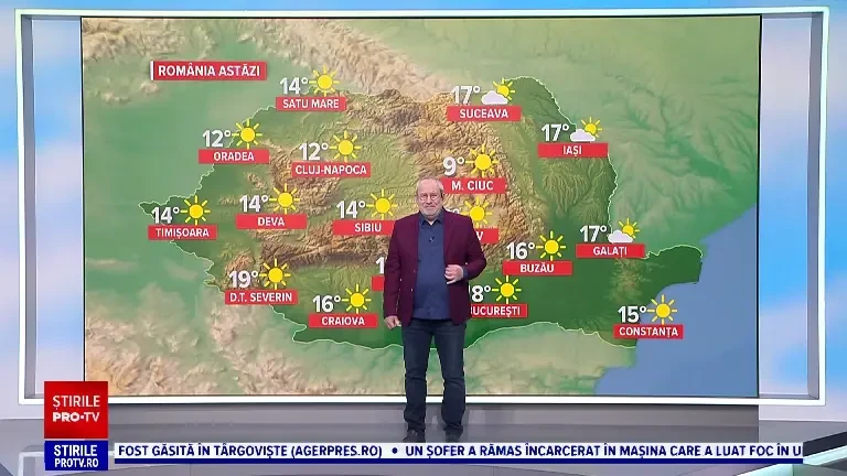 Vremea azi, 5 martie. Temperaturi neobișnuit de ridicate în România, de până la 20 de grade