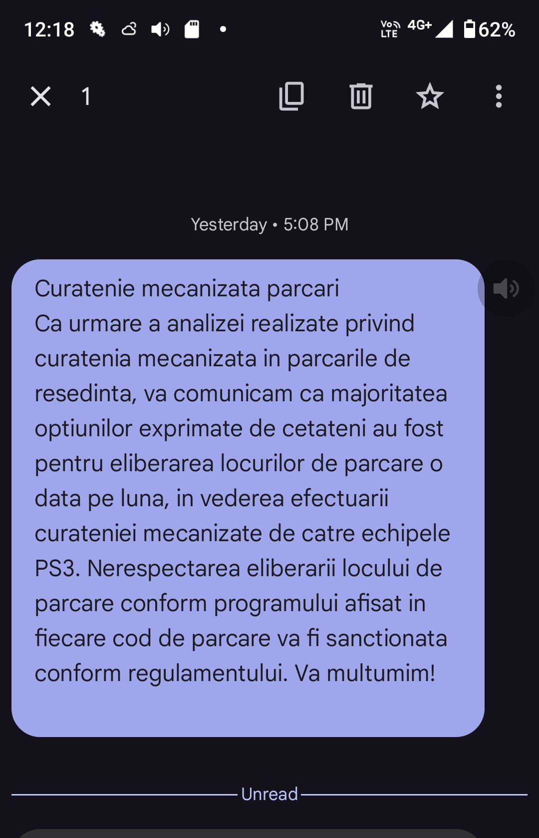 Curațenie mecanizată parcari sector 3