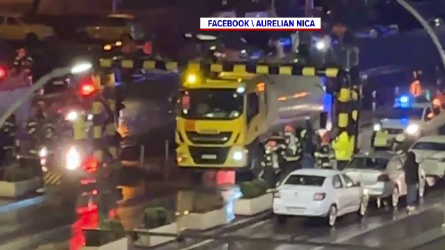 Ce a spus șoferul cisternei pentru GPL după ce a lovit limitatorul de înălțime de la Pasajul Unirii și a rămas blocat