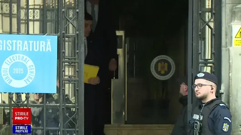 George Simion și-a depus candidatura la prezidențiale. A anunțat peste 600.000 de semnături