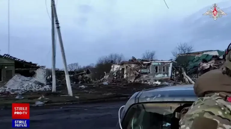 Imagini în premieră dintr-un oraș din Kursk, recucerit de Rusia de la ucraineni, după ce l-a bombardat încontinuu