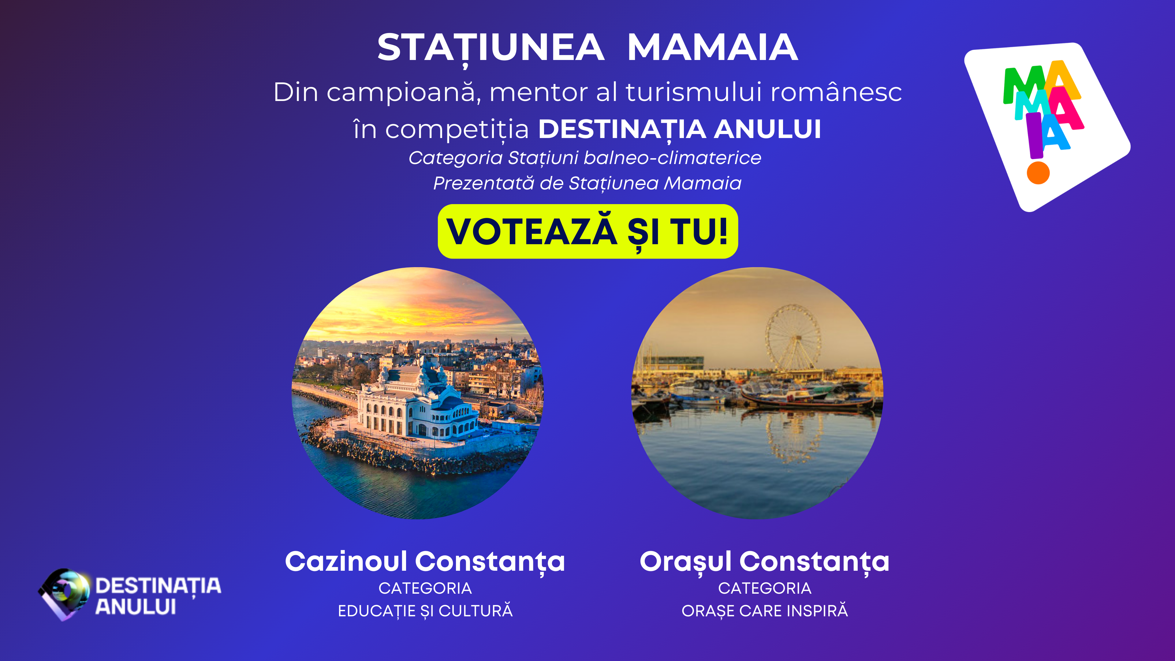(P) Destinația Anului 2025: Mamaia, „regina litoralului”. Cazinoul din Constanța intră în competiție