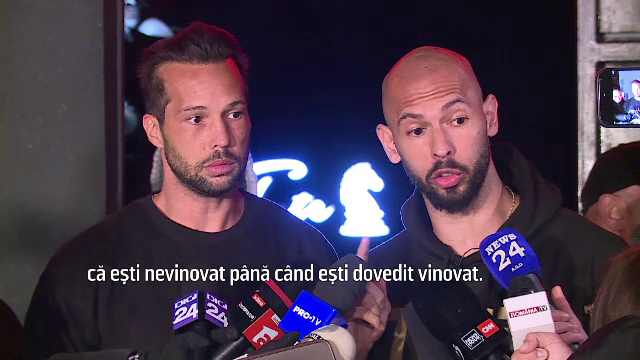 Frații Tate s-au întors în țară. Andrew Tate: „Ne-am recuperat pașapoartele. Nu vom părăsi niciodată România”