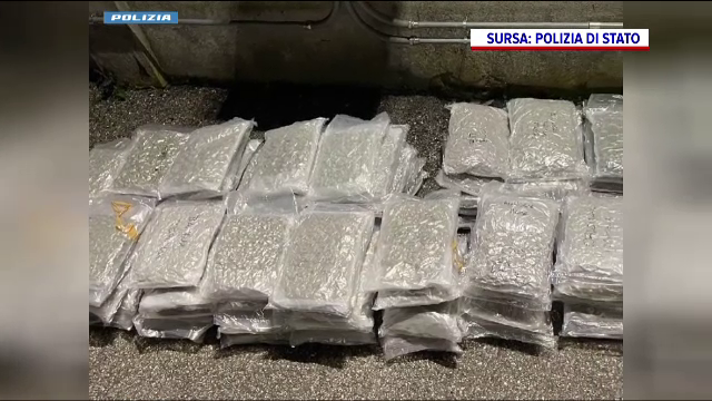 Șofer român de TIR, „săltat” în Italia pentru trafic de droguri. A fost în prins în flagrant cu 100 de kilograme de marijuana