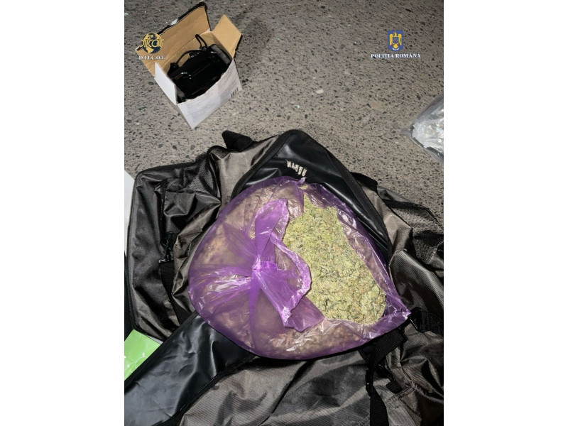O persoană a fost reținută după ce a fost prinsă cu mai mulți saci de plastic în mașină. Ce au descoperit polițiștii. FOTO