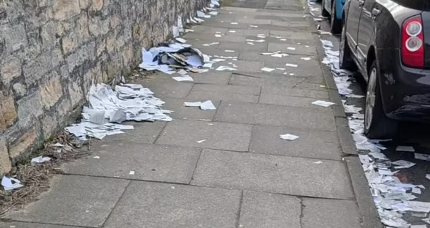 Documente militare confidenţiale, găsite împrăştiate pe stradă de către un fan al echipei de fotbal Newcastle