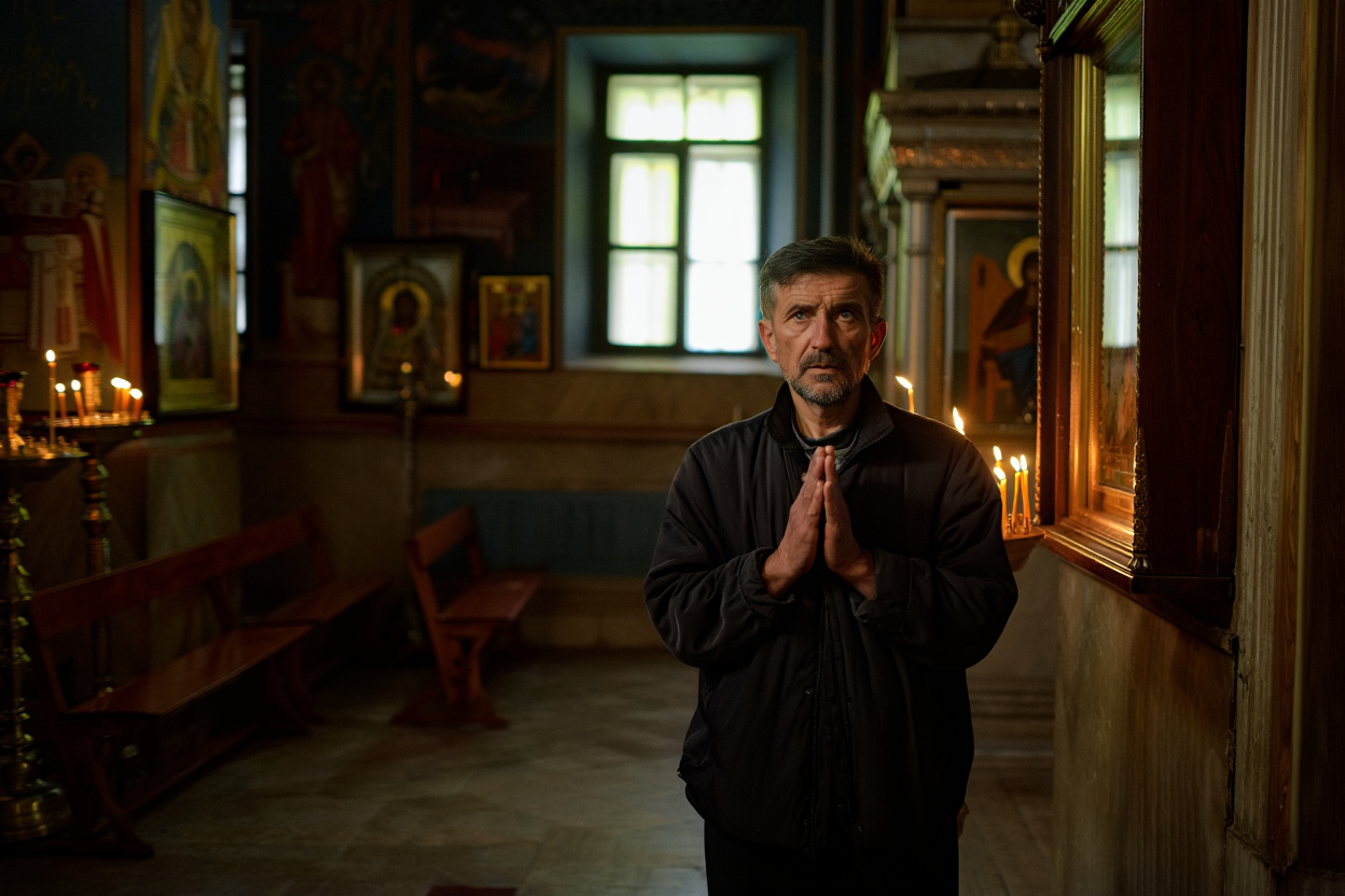 biserica ortodoxa - rugaciune in biserica